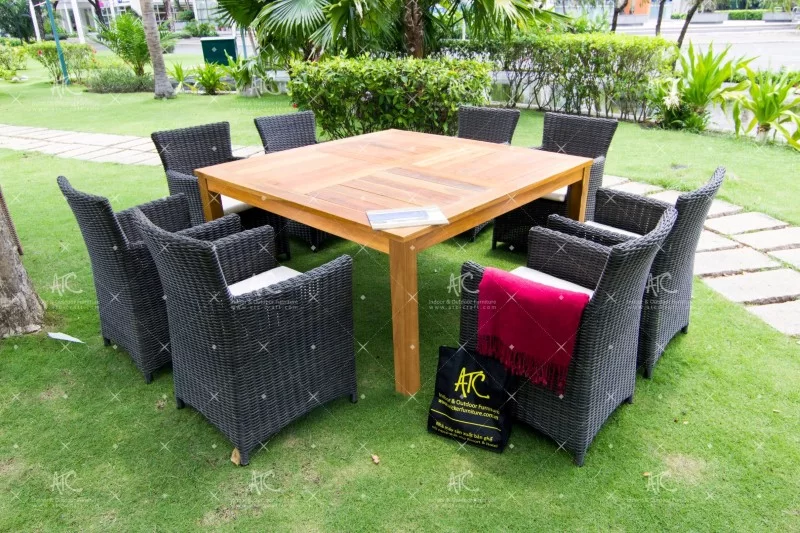 Bộ Bàn Ăn 6 Ghế Sofa Bàn Gỗ RADS-019 1 Tổng thể bộ bàn ăn 6 ghế sofa bàn gỗ