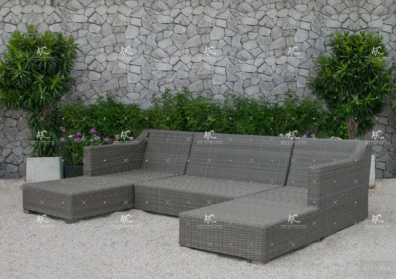 Bộ Sofa Chữ L Giường Nằm Thông Minh RASF-127 2 Cấu tạo chưa có đệm của bộ sofa chữ L giường nằm thông minh