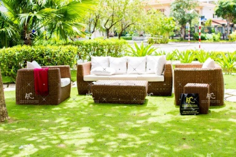 Bộ Sofa 3-1-1 Hình Hộp Cạnh Bo Cong RASF-082