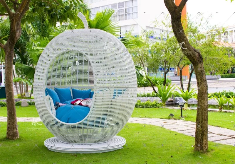 Giường Tắm Nắng Hình Quả Táo RABD-086 1 Vẻ ngoài độc nhất của bộ giường tắm nắng hình quả táo