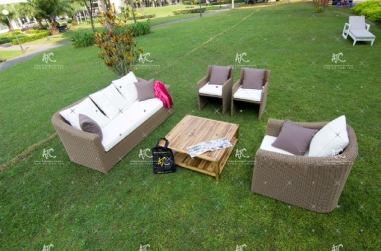 Bộ Sofa Ngoài Trời 3-1-1 Đa Năng RASF-005