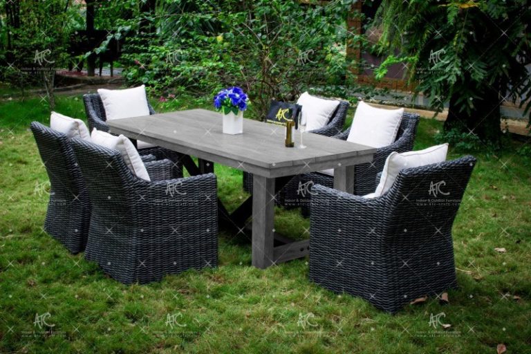 outdoor wicker dining RADS 152 9