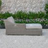 Outdoor wicker sofa chair RASF 128