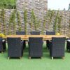 Rattan dining set outdoor RADS-018