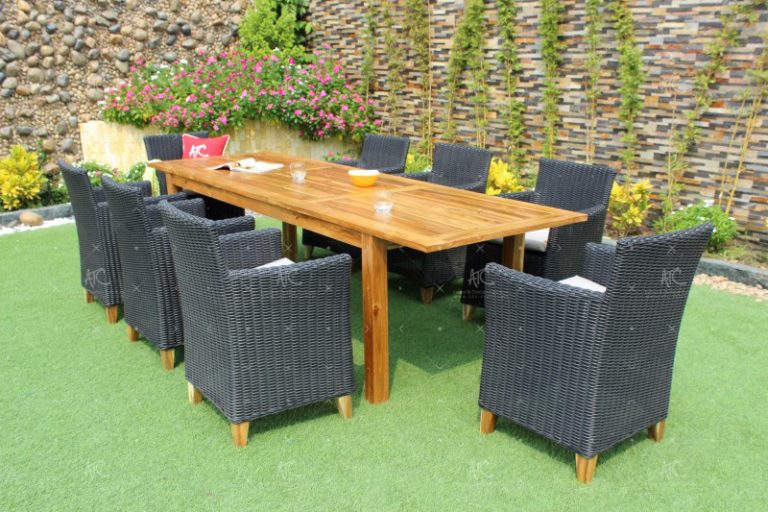 rattan dining set outdoor RADS 018 5