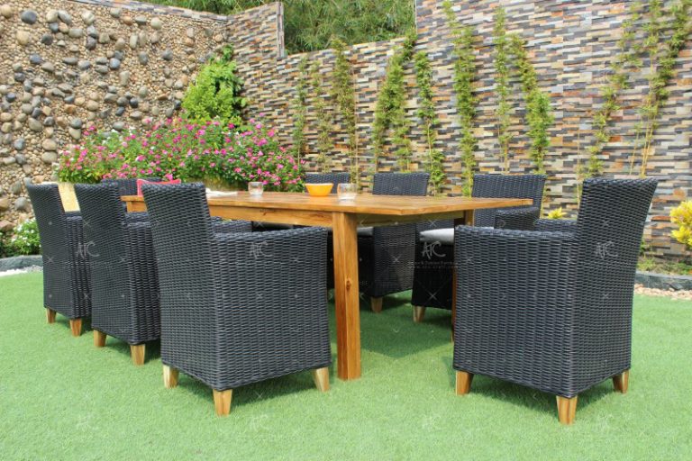 rattan dining set outdoor RADS 018 7