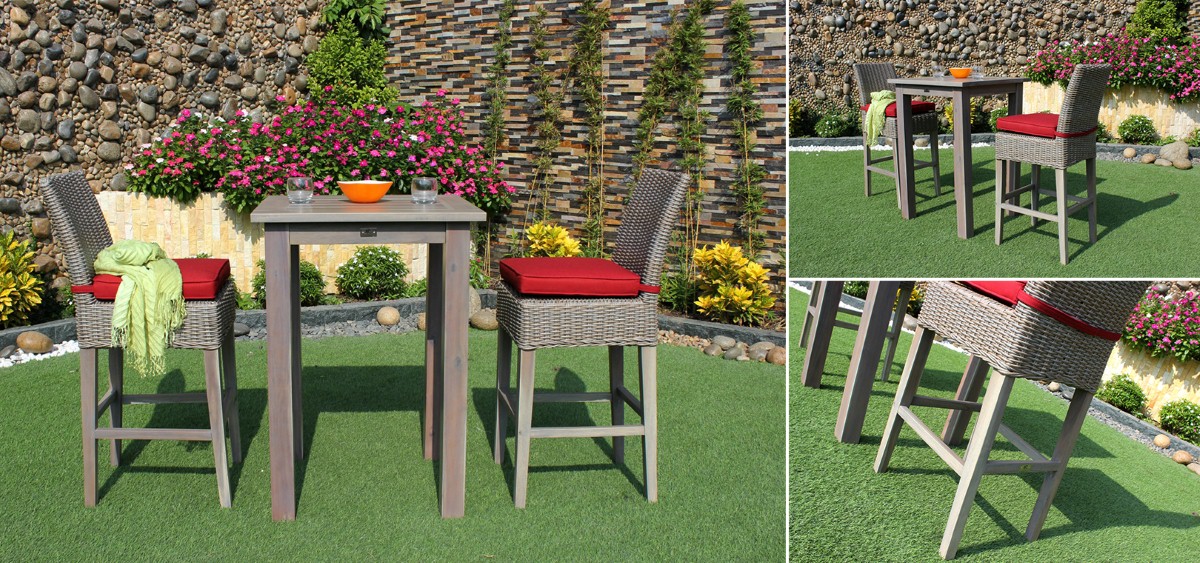 canary rattan garden furniture patio dining set