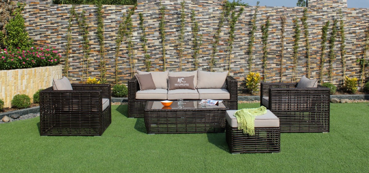 eagle patio furniture pe wicker sofa set