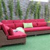 poly rattan furniture outdoor sofa set