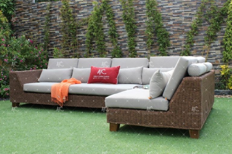 poly wicker sofa garden 151a 2