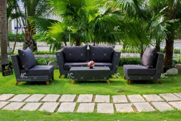 Rattan sofa for garden RASF-141