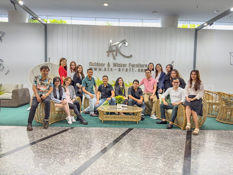 Nhà Sản Xuất Nội Thất Mây Nhựa Resin ATC Furniture Tại VIFA 2023
