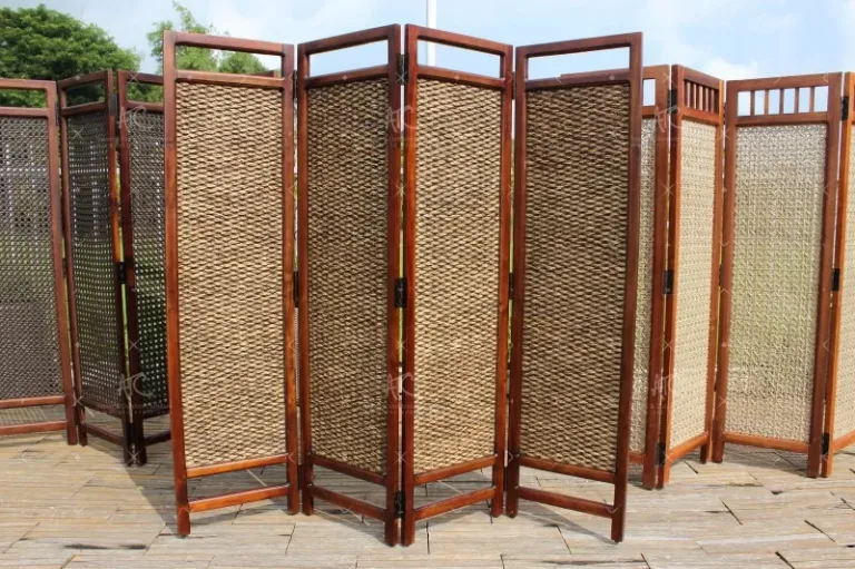 Vách ngăn phòng chất liệu lục bình