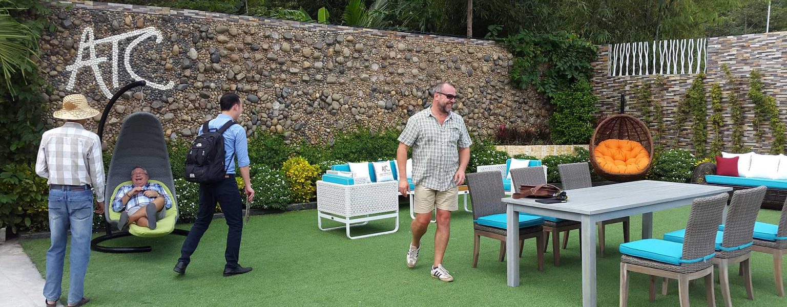 ATC Patio Furniture Manufacturer Customers Visiting