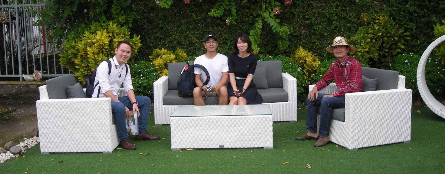 ATC Vietnam Wicker Patio Furniture Fatory Visit
