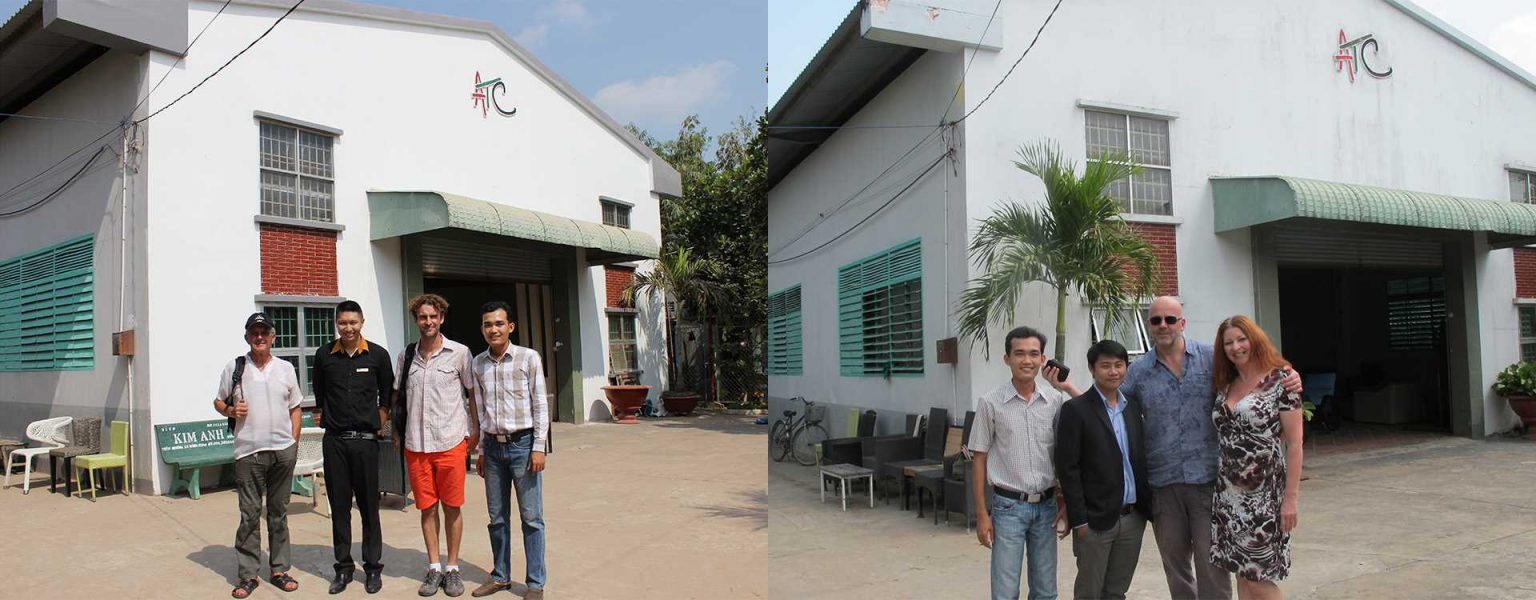 Vietnam Patio Furniture Factory Client Visits