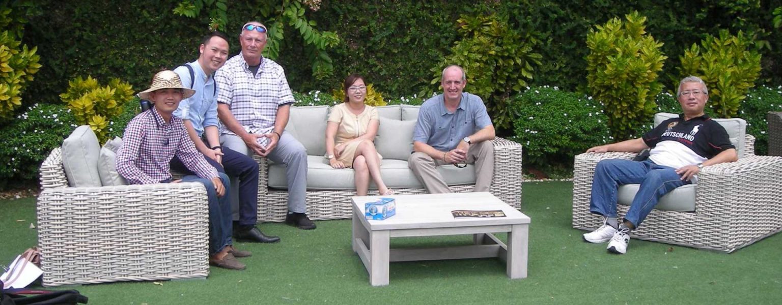 Wicker Patio Furniture Manufacturer Factory Visiting