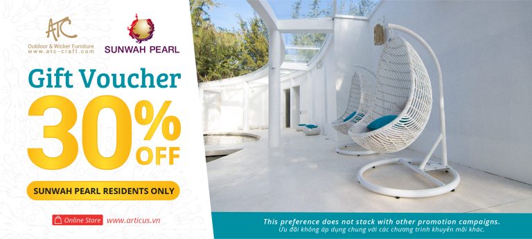 voucher 30% cung cấp nội thất cao cấp cho cư dân că hộ sunwah pearl