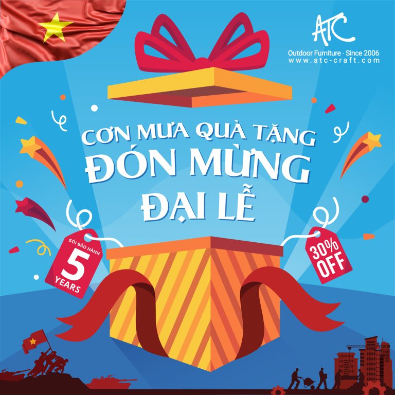 chương trình khuyến mãi nội thất mừng đại lễ 30/4 tại ATC Furniture