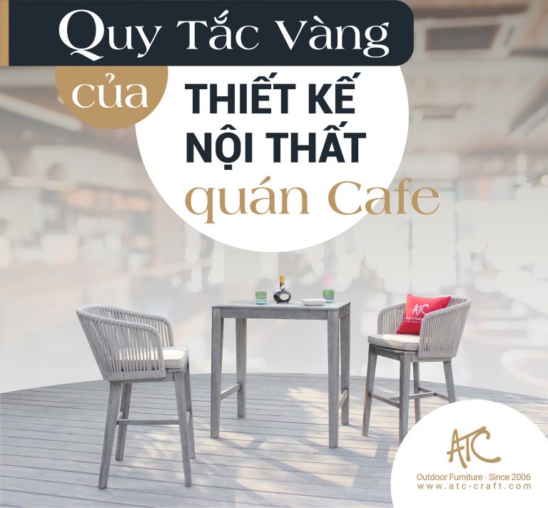 3 quy tắc vàng của thiết kế nội thất quán cafe