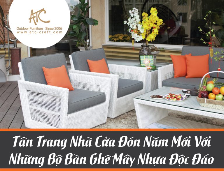 Tân trang nhà đón năm mới với những bộ nội thất đan lát độc đáo