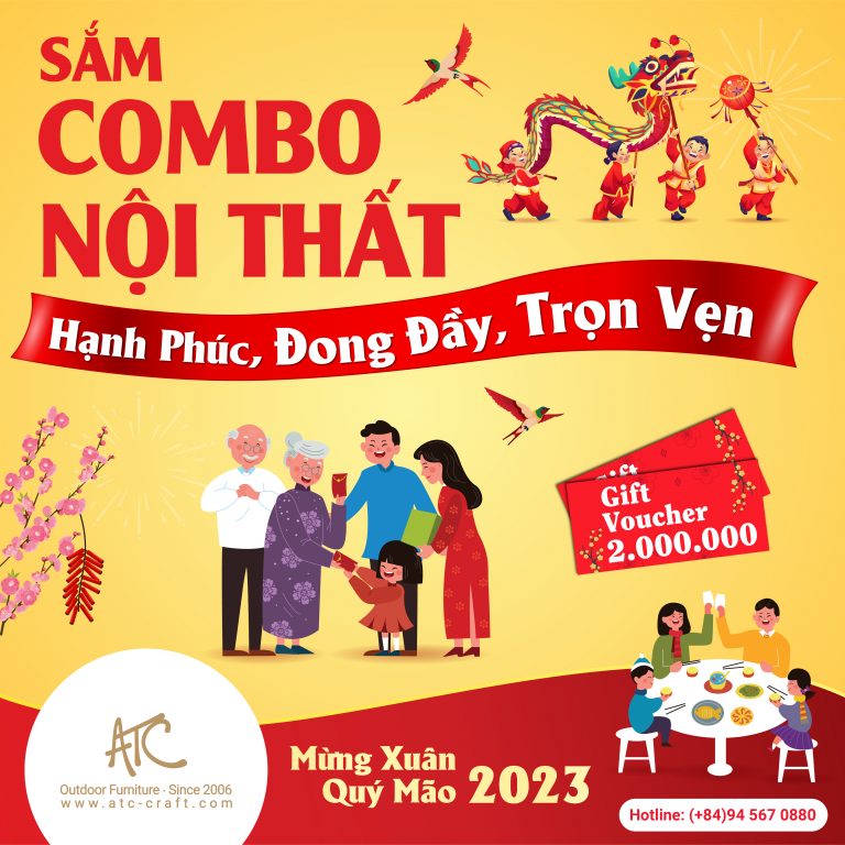 Chương Trình Ưu Đãi Sắm Combo Nội Thất Mừng Xuân Quý Mão 2023