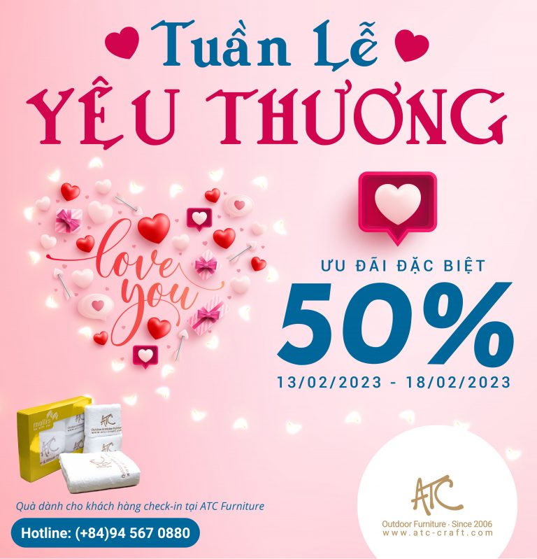 Ưu đãi nội thất tuần lễ yêu thương