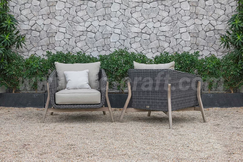 Bộ Sofa Mây Nhựa Kết Hợp Bàn Ăn RASF-220 2 Bộ bàn ghế sofa sử dụng chất liệu mây nhựa