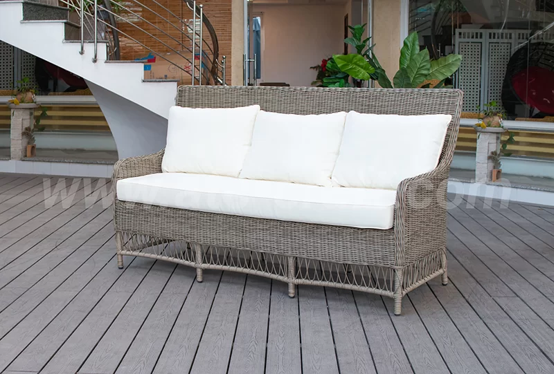 Bộ Sofa Mây Nhựa Kết Hợp Bàn Ăn RASF-220 1 Ghế sofa dài - Bộ sofa mây nhựa kết hợp bàn ăn