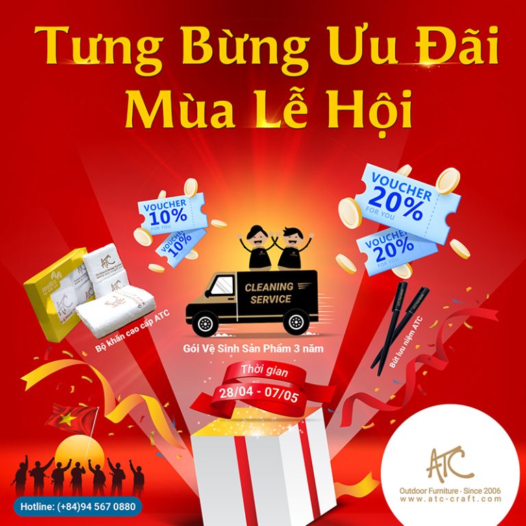 Tưng Bừng Ưu Đãi Mùa Lễ Hội 2023 Cùng ATC Furniture