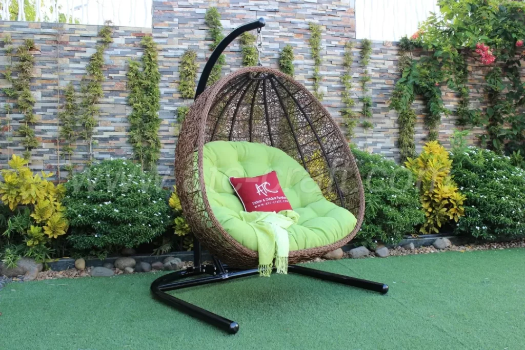 Mẫu Ghế Xích Đu Trong Nhà Giá Rẻ Đáng Mua Nhất Cho Căn Hộ 3 Ghế xích đu đôi tổ chim RAHM-027