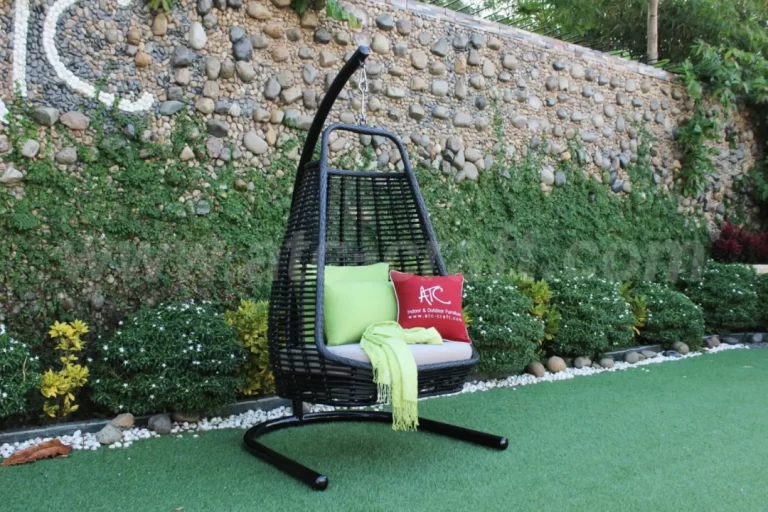 Ghế xích đu giả tre chuông