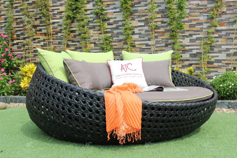 Ghế mây tròn thư giãn mắt cáo nhỏ