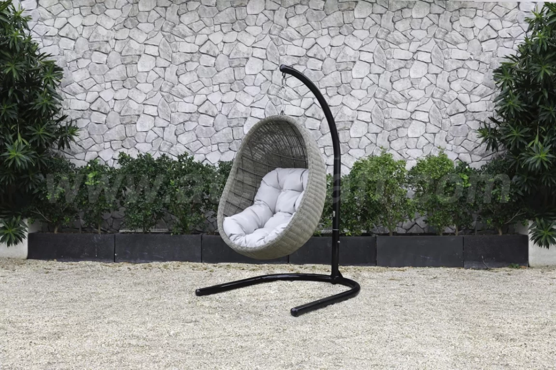 Mẫu ghế xích đu trứng với đa dạng kiểu dáng, kích thước