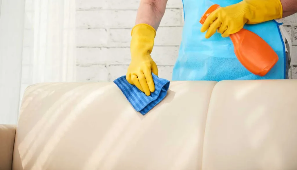 4 Bước Vệ Sinh Ghế Sofa Tại Nhà Nhanh Chóng Sạch Như Mới 6 Chọn sản phẩm vệ sinh tẩy rửa phù hợp với chất liệu da