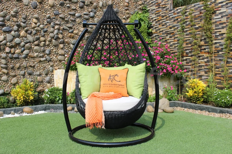 Giá Ghế Xích Đu Rẻ Đẹp Và Bí Quyết Mua Xích Đu Giá Rẻ 3 Xích đu mây nhựa có thiết kế sang trọng, hiện đại