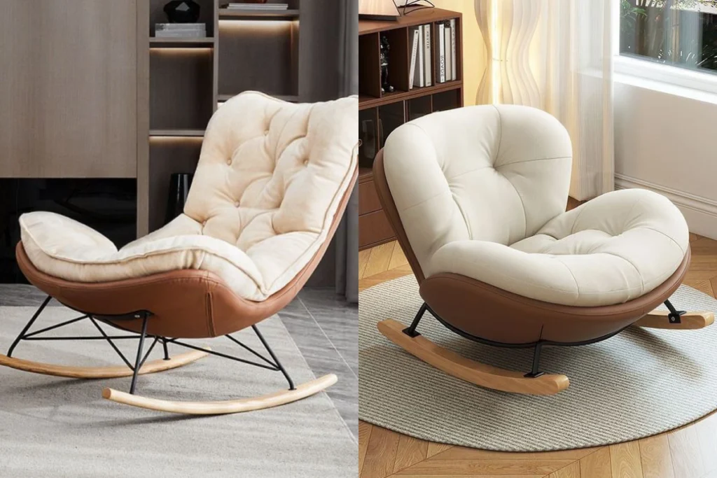 Ghế lười đọc sách bập bênh