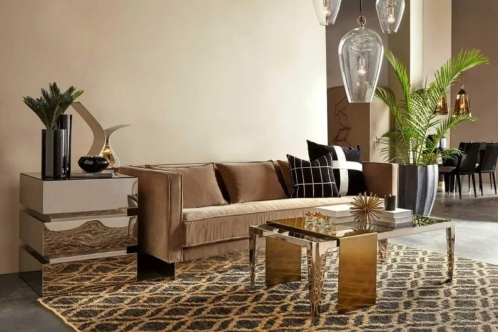 TOP 10 XƯỞNG SẢN XUẤT NỘI THẤT UY TÍN BẠN NÊN BIẾT 8 Nội thất An Lộc Châu với thiết kế tinh tế, kết hợp thủ công mỹ nghệ và vật liệu hiện đại.