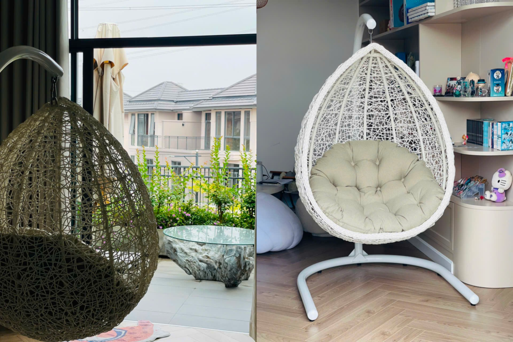 25+ Mẫu Ghế Lười Thư Giãn Cao Cấp Và Nơi Bán Uy Tín Bạn Nên Biết 22 Mây nhựa cao cấp tạo nên ghế lười bền đẹp dễ dàng vệ sinh và an toàn với môi trường