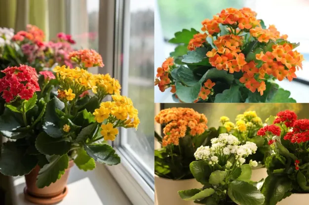 Chậu hoa sống đời chưng Tết đặt trong nhà, sắc hoa tươi tắn tạo không khí xuân tươi vui. 