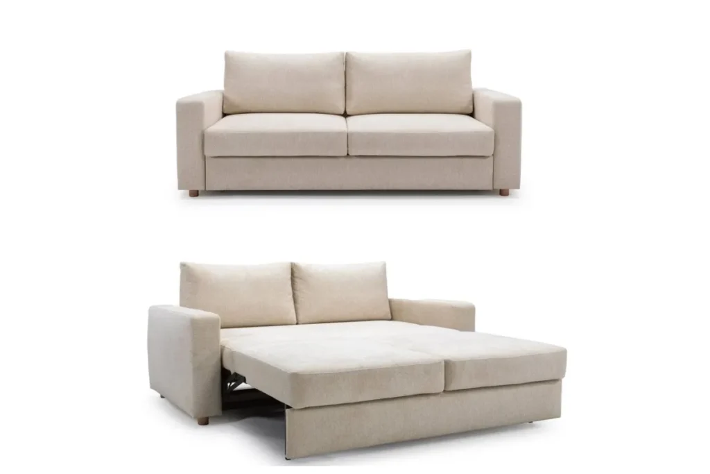 Sofa bed đa năng có thể chuyển đổi từ ghế sofa sang giường ngủ
